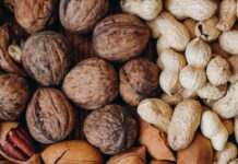 건강한 대장을 위한 식습관 brown and beige nut lot