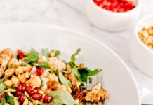 건강한 식습관을 위한 팁 cauliflower with green vegetable